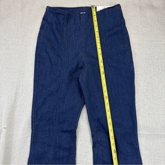 I.n.c. International Concepts Women's High-Rise Pull-on Flared Cropped Jeans 4 - Picture 6 of 7